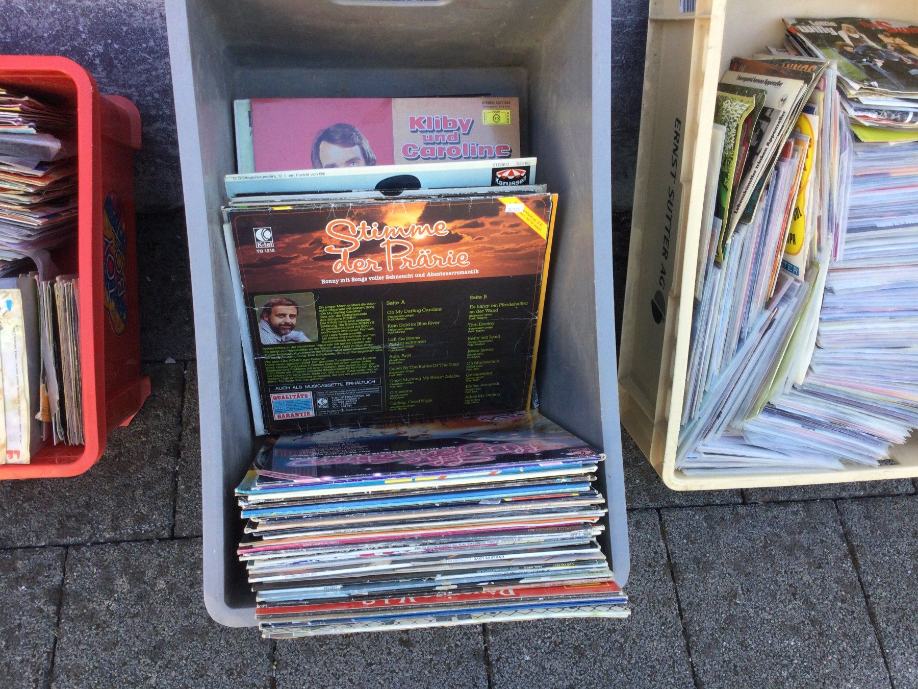 Dischi in vinile: Grosser Posten gebrauchte Schallplatten und Singles – Usato da Wangen SZ venduto da kuriosum12 7