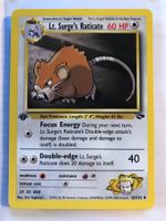 Lt. Surge's Raticate 1st (unc.)Gym Challenge - MINT - ab 1.-
