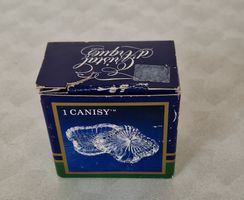 Vintage Cristal d'Arques Deckeldose Bleikristal in OVP