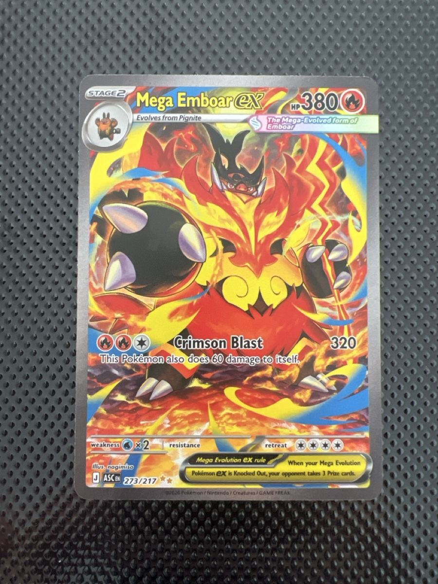 Pokémon Sammelbilder & Trading cards: Mega Emboar ex 273/217 – Neu (gemäss Beschreibung) aus Goldach von zek_j7p8