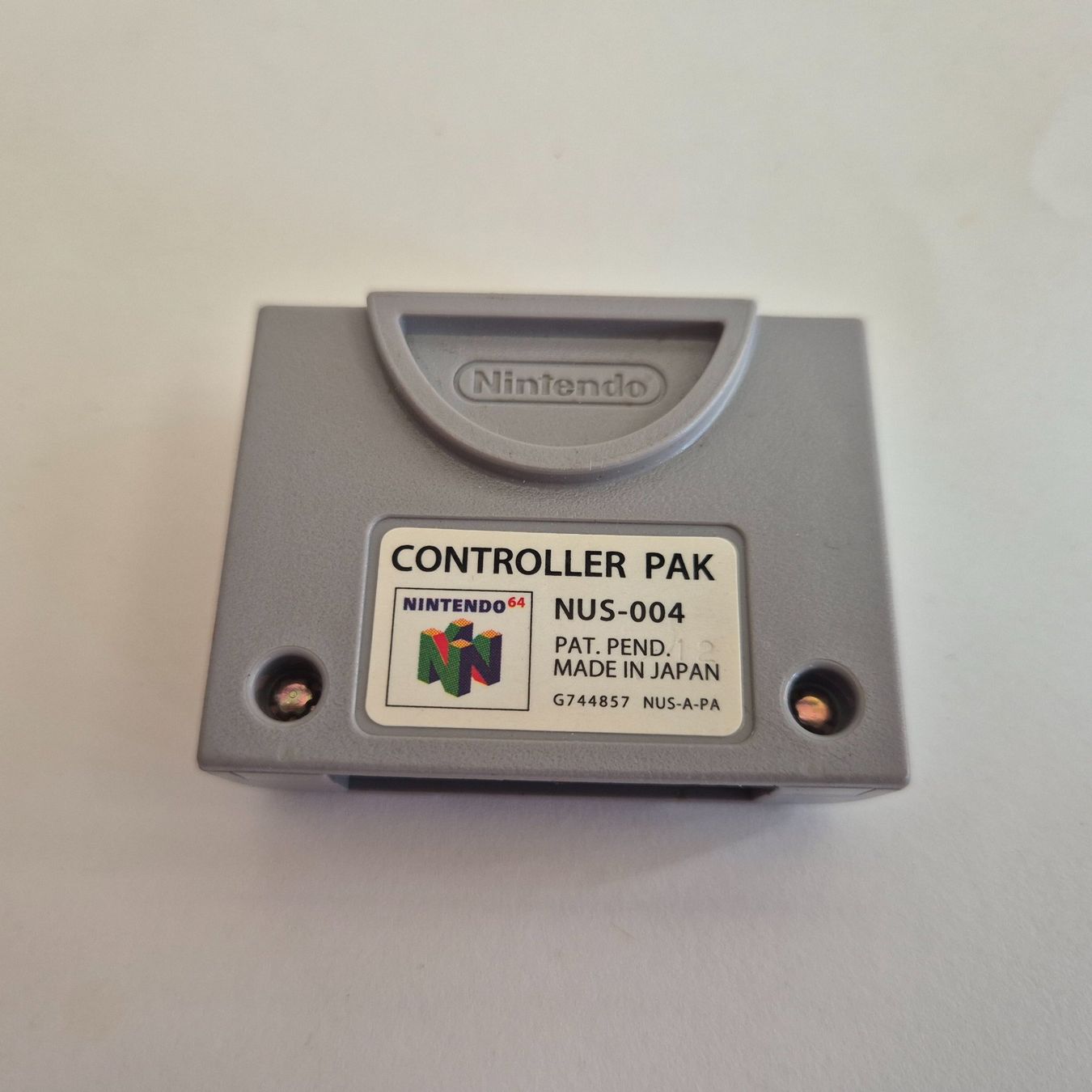 Nintendo Konsolen: Original Controller Pak - Memory - N64 – Gebraucht aus Zürich von Mephisto87 2