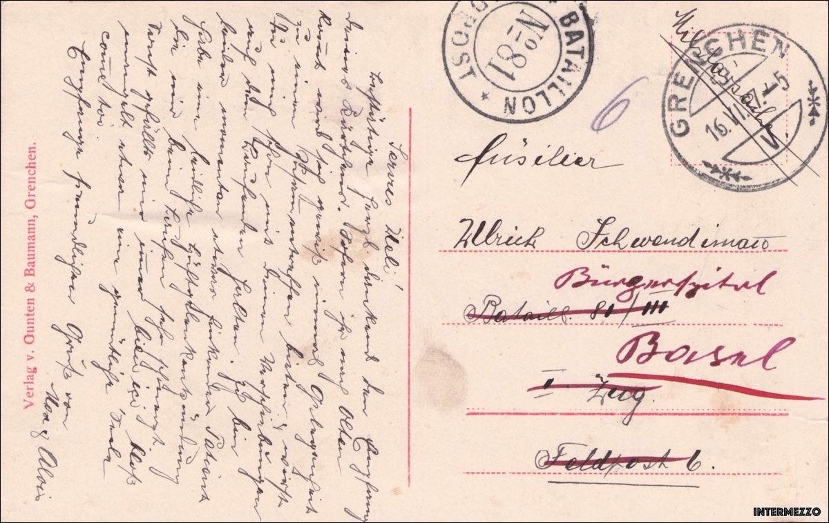 Cartes postales: Grenchen SO // 1917 Generalansicht – D'occasion à Basel par intermezzo12 1