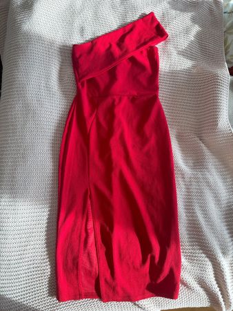 Robe cocktail rouge