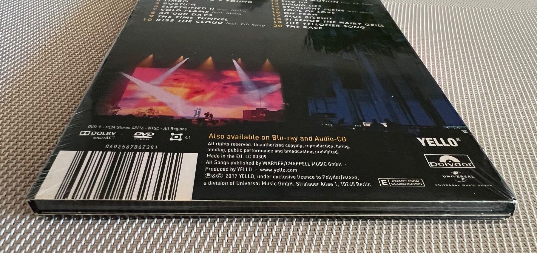 Tutti i DVDs: Yello - Live in Berlin / DVD , OVP – Nuovo e nell'imballaggio originale da Schaffhausen venduto da Mond689 6