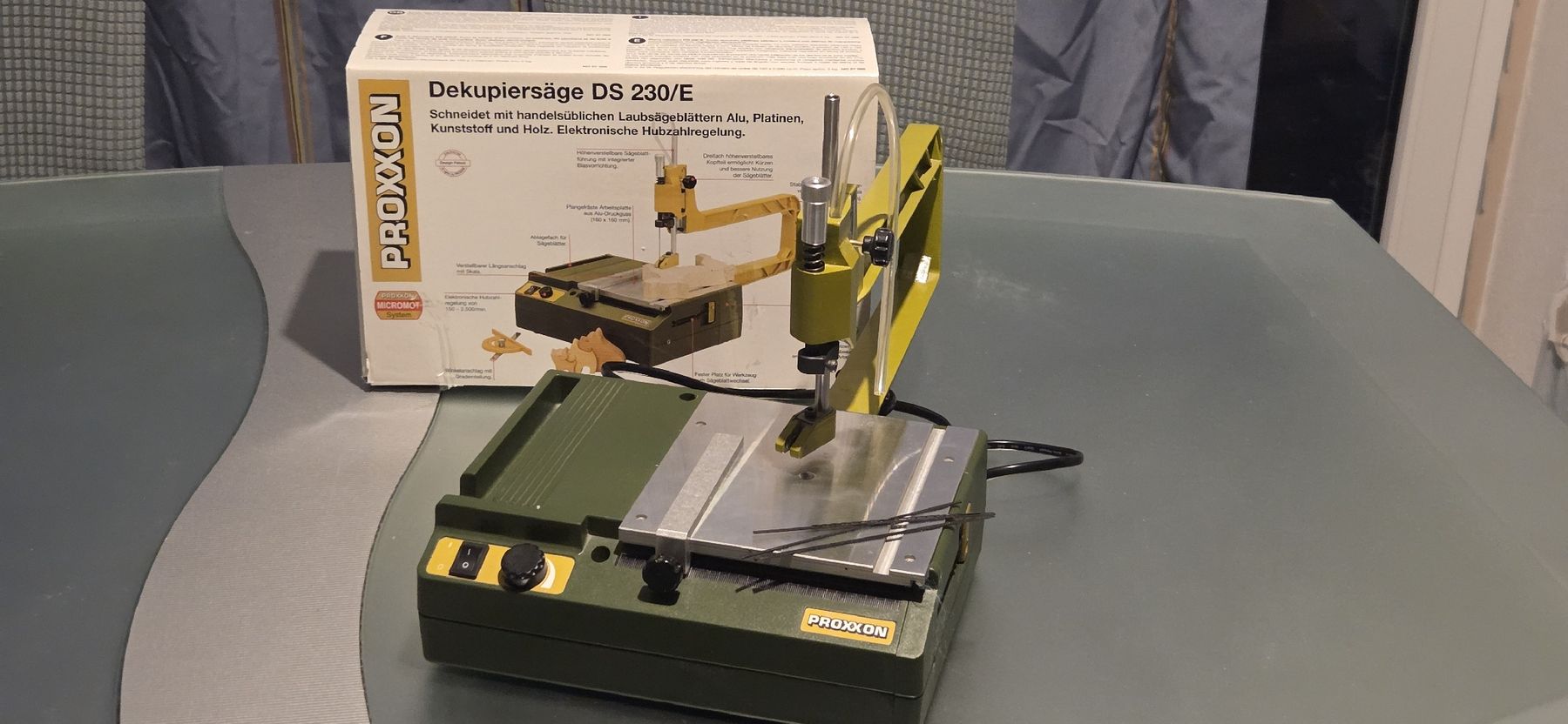 Proxxon Alle Maschinen: Dekupiersäge Proxxon DS 230/E – Gebraucht aus Huttwil von ser_gn9l 2