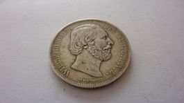 Silbermünze aus Holland : 2 1/2 Gulden 1867, sehr schön
