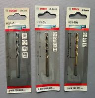 Bosch Metallbohrer-Bundle 4mm HSS-G + HSS-Co + HSS-TiN
