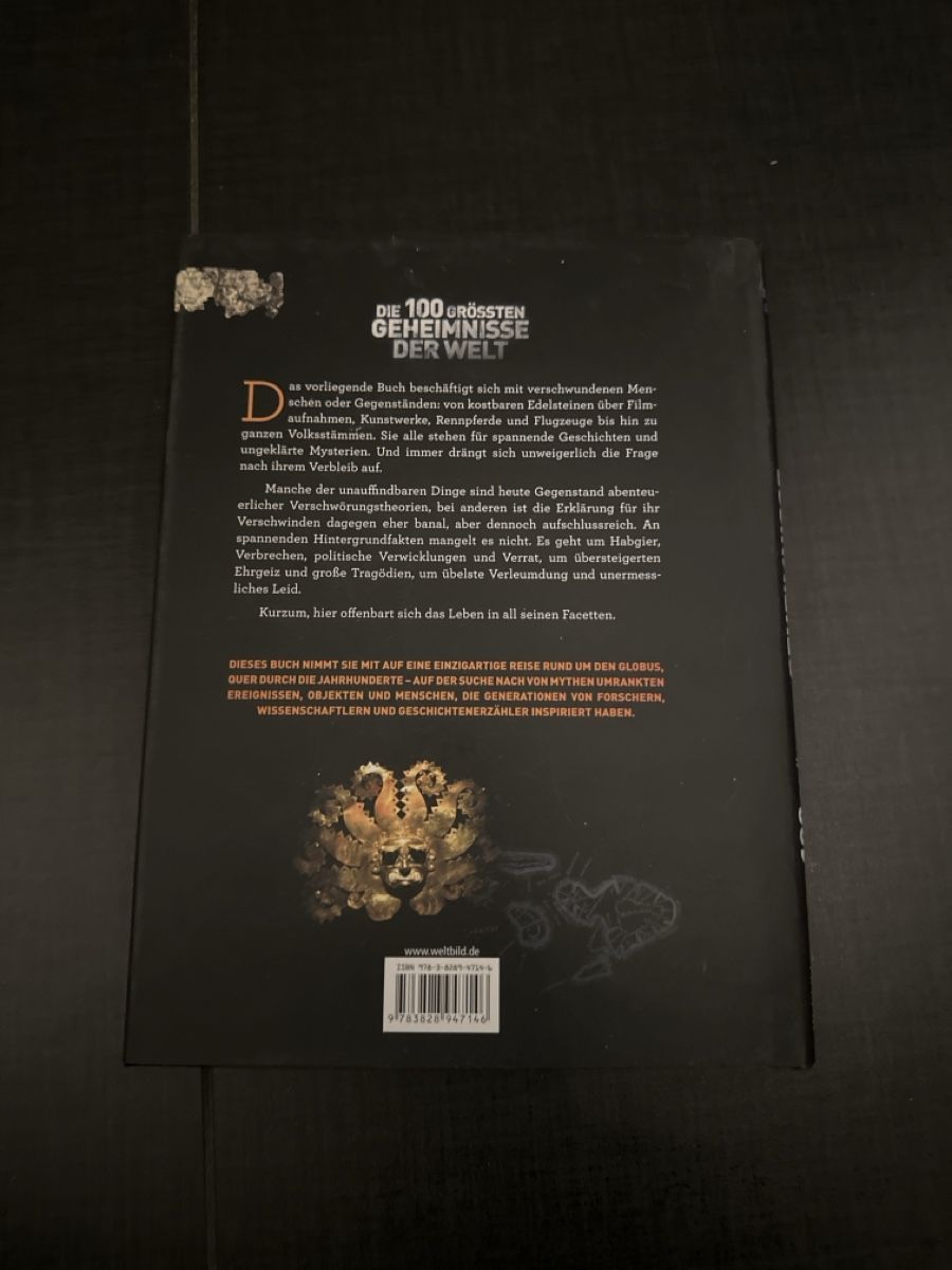 Libri: Die 100 grössten Geheimnisse – Nuovo (secondo la descrizione) da Locarno venduto da The_Billionaire 1