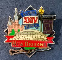Z401 - Pin NFLP 1989 / XXIV SUPER BOWL New Orleans Stadion