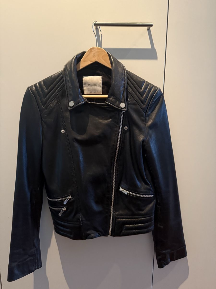 Mango Jacken: 1 Mango Lederjacke schwarz Grösse S – Gebraucht aus Kriens von lenny78 1