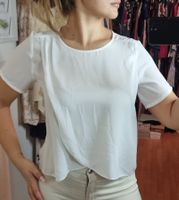 Weisses Sommer Shirt Gr. 38/40 elegant luftig