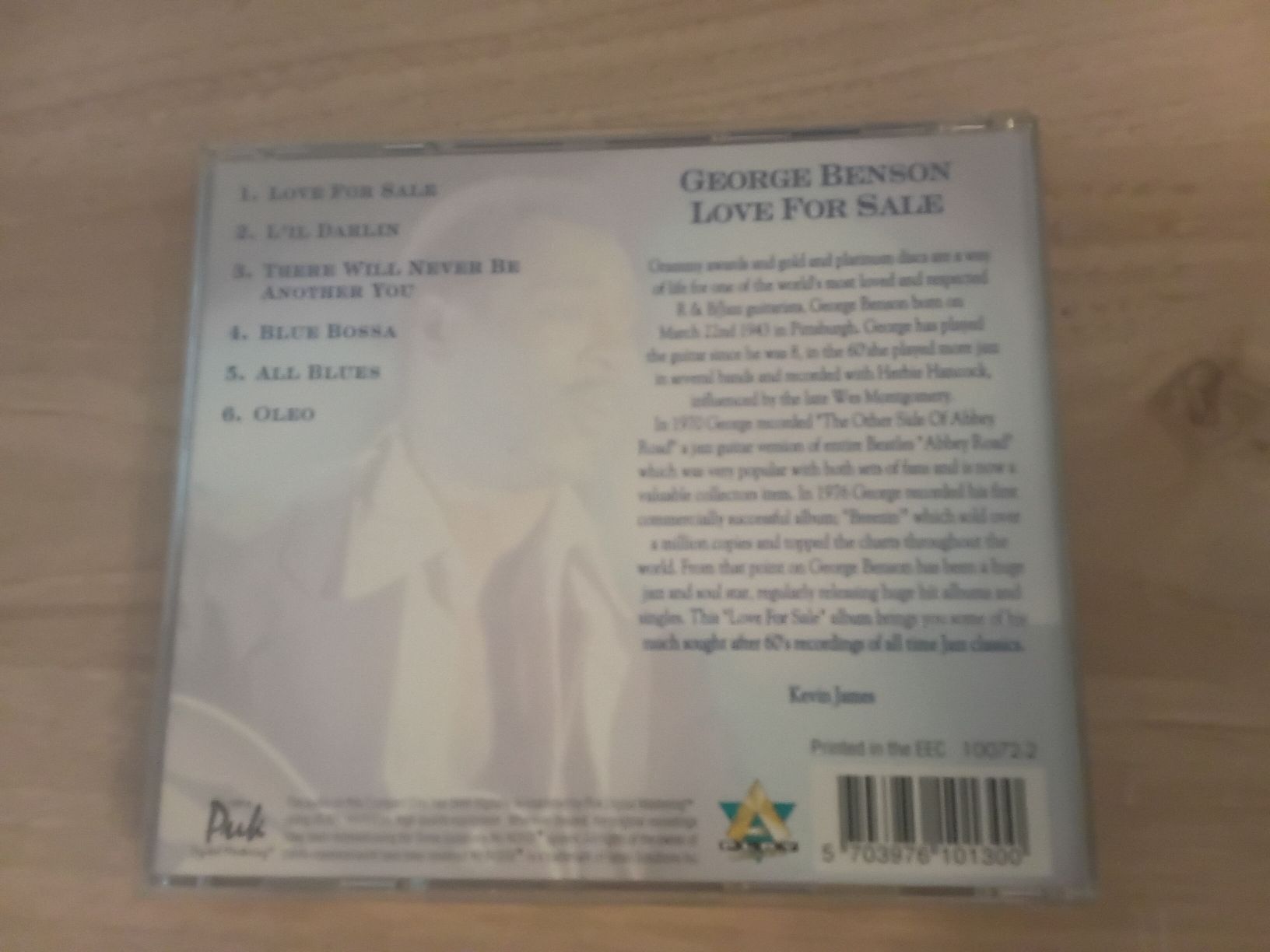 CD: George Benson – Usato da Liebefeld venduto da CD-Urs 1