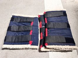 4 Pferde Stallgamaschen mit Fleece Innenfutter gebraucht