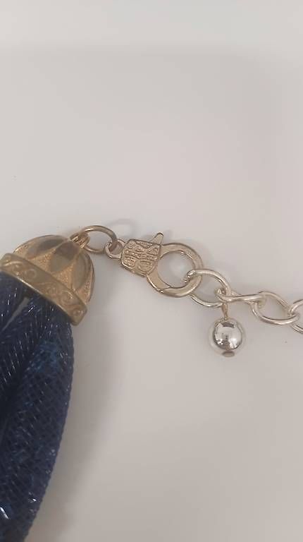 Catenine: Dunkelblaues Statement-Halsband / Collier – Usato da Adligenswil venduto da geoscg 1
