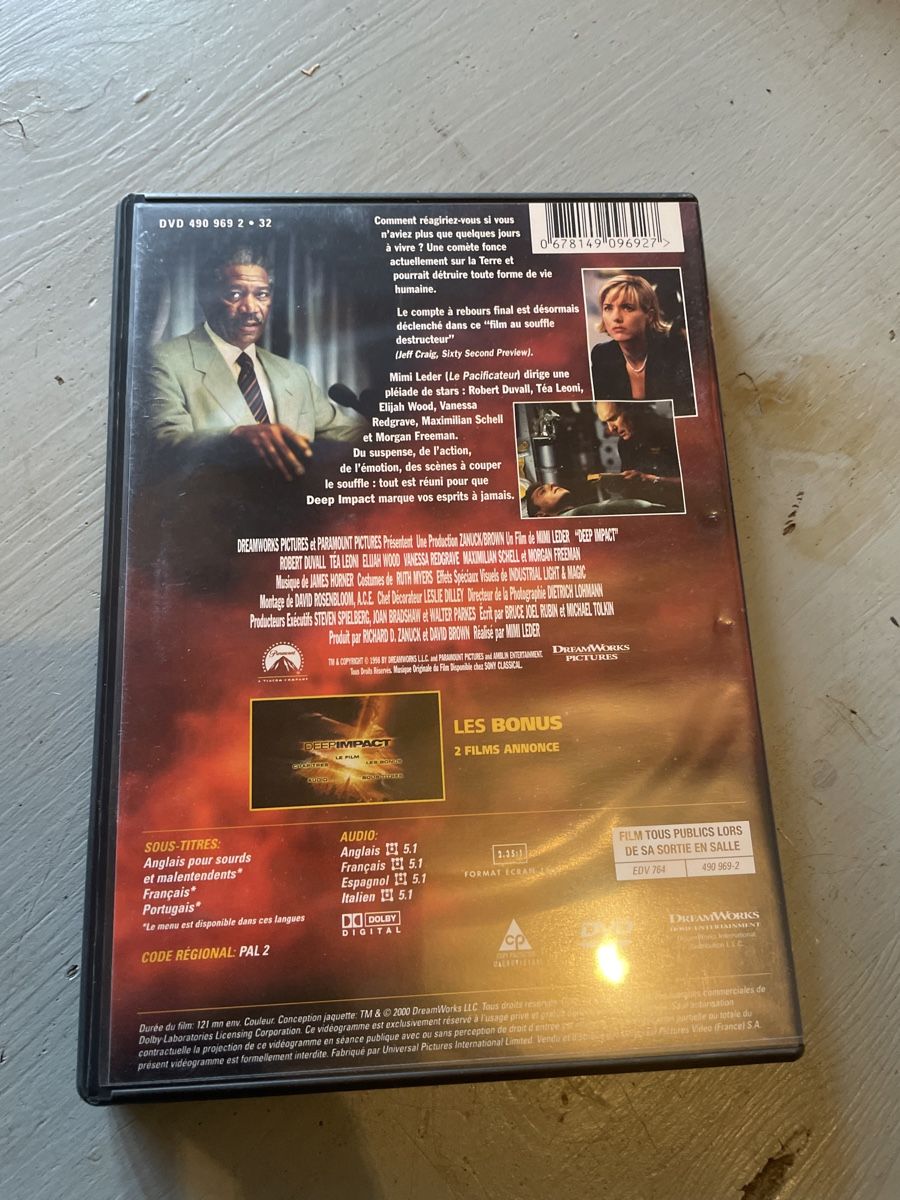 Tutti i DVDs: DVD deep impact  – Usato da moudon venduto da faucheur2 1