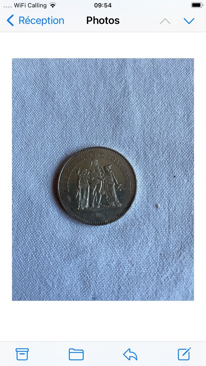 Tutti le monete: 50.FF HERCULE. ARGENT 0/900 – Usato da Peney-le-Jorat venduto da V70r0