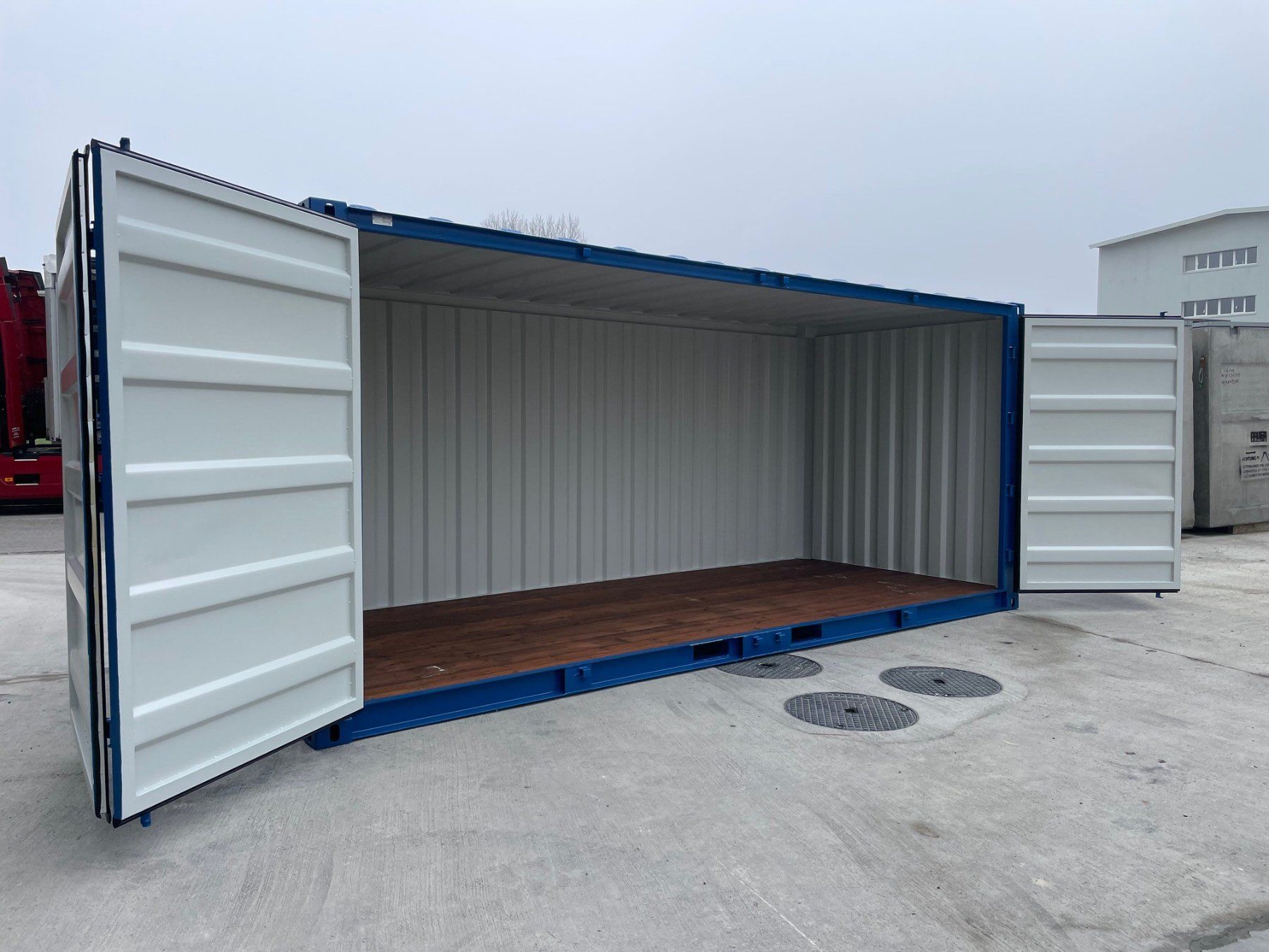 Baucontainer: 20' Lagercontainer Open Side, Seecontainer, Baucontainer! – Neu (gemäss Beschreibung) aus Kradolf von BKSAG 4