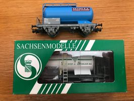 2x Roco/Sachsenmodelle Wein Kesselwagen