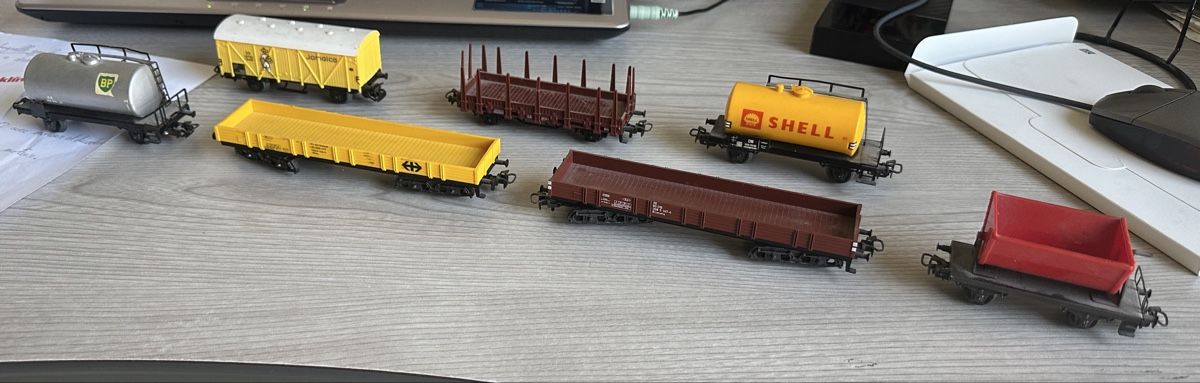 Märklin Modellini di ferrovie: Märklin HO divers wagons marchandises – Usato da Blonay venduto da nja_t22k 1