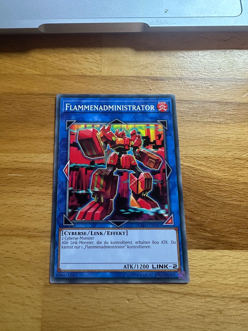 Yugioh Sammelbilder & Trading cards: Flammenadministrator EXFO-DE041 Cyberse Link Effekt Samme... – Neu (gemäss Beschreibung) aus Schaan von Hermine2018
