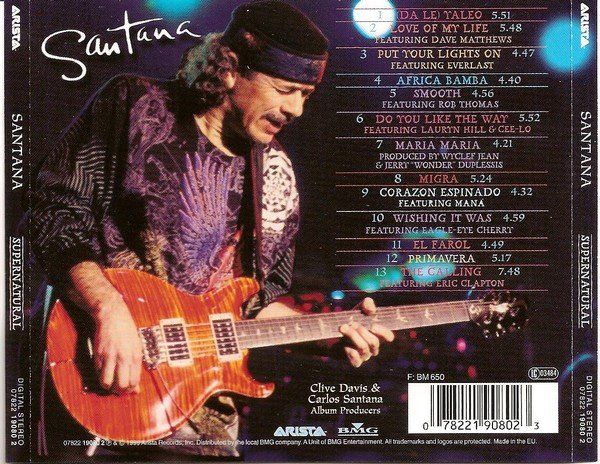 CDs: Santana: Supernatural CD – Neu und originalverpackt aus Steinhausen von Vilivinili 1
