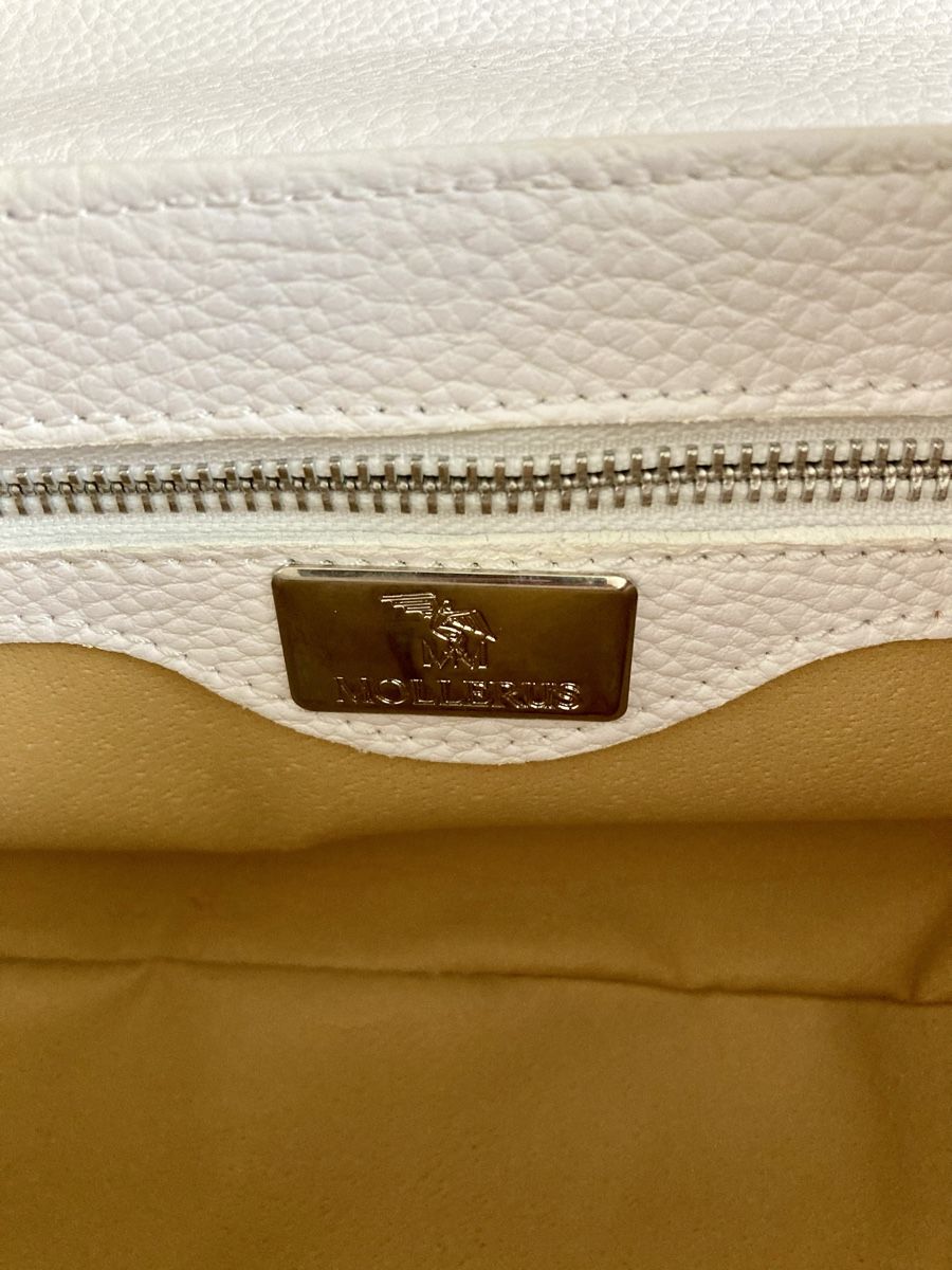 Maison Mollerus Borse da donna: Mollerus Handtasche weiss – Nuovo (secondo la descrizione) da Küsnacht ZH venduto da nemonero68 4
