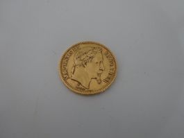 20 Francs Goldmünze Napoleon III, A  1865
