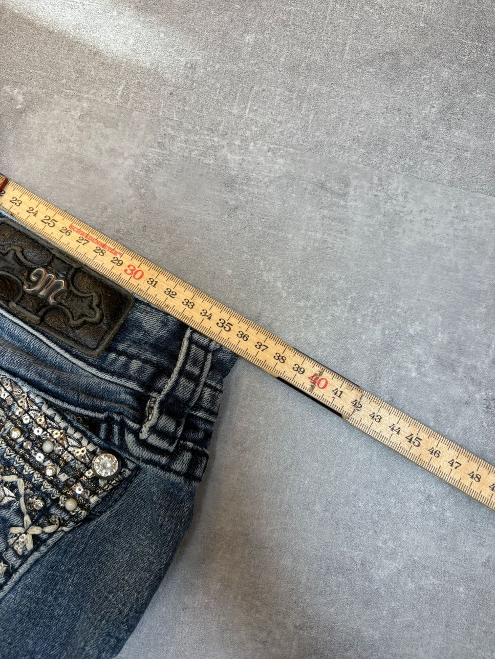 Jeans: Miss Me Bootcut Jeans - Grösse S/27 – Nuovo (secondo la descrizione) da Werdenberg venduto da hase.vintage 7
