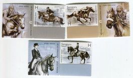 Briefmarken "Pferdesport". Weissrussland.