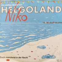 Vinyl-Single Niko - Am weissen Strand von Helgoland
