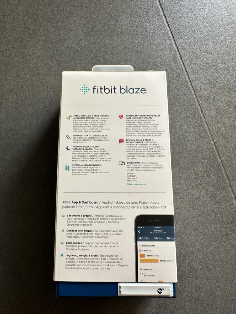 Fitbit Smartwatch: Smartwatch Fitbit Blaze – D'occasion à Monte Carasso par Aron1401 1