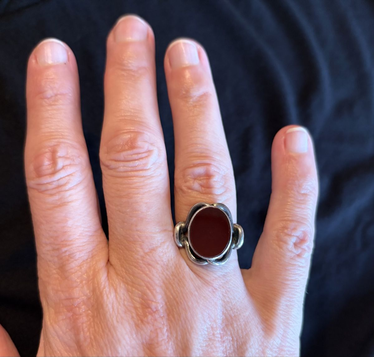 Anelli: Antiker Siegelring Silber mit Karneol Ring Grösse 58/59 – Usato da Zürich venduto da wei_8n2l 2