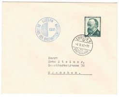 Lettre de Luzern cachet S223 pour Grenchen le 4.V.41