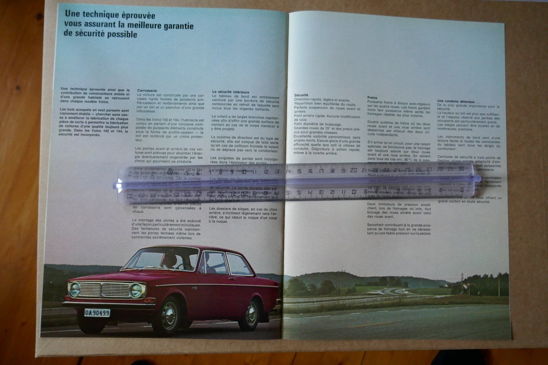 Volvo Dokumente: VOLVO  142 et 144  Originalprospekt – Gebraucht aus Madiswil von ML911 6
