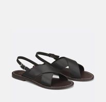 La Redoute Laurine Ledersandalen Schwarz Gr. 38 – Neu