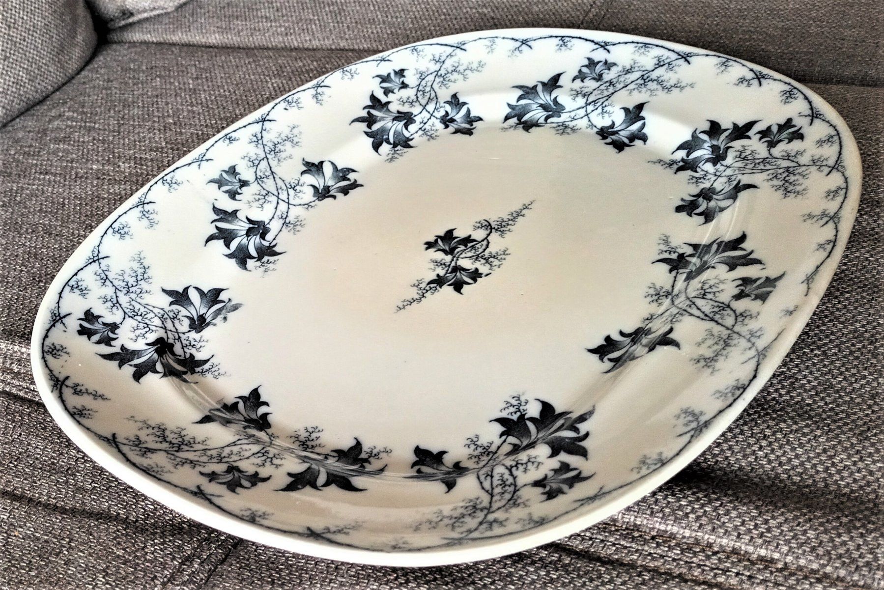 Villeroy & Boch Servierplatten: Villeroy & Boch Platte, alte Servierplatte, Elbe – Gebraucht aus Vaduz von Bergtiger 2
