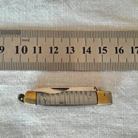 Vintage Miniatur Taschenmesser, Perlmutt Optik