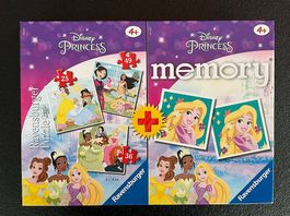 Puzzle enfant Princess et jeu memory - dès 4 ans  neuf