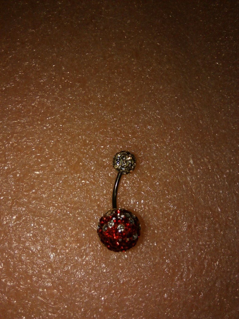 Piercingschmuck: bauchnabel piercing,,,rot und weiss kristall – Neu (gemäss Beschreibung) aus Basel von bijoutrie_4