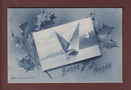 BARQUE DU LEMAN - Bonne Année - 1907