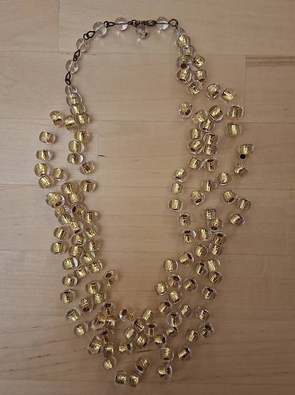 Catenine: Goldfarbige Langani Halskette – Usato da Wabern venduto da amo_pp26