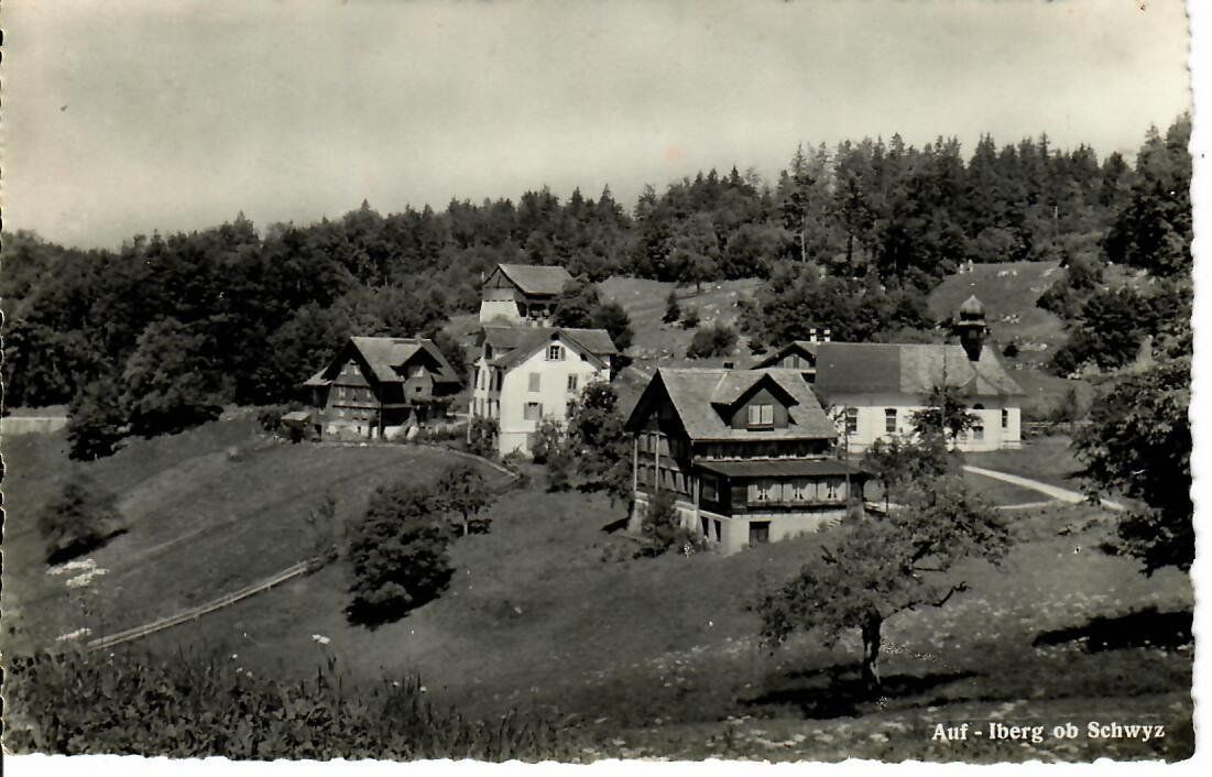 Ansichtskarten: auf Iberg ob Schwyz – Gebraucht aus Hochdorf von Ziegel-16