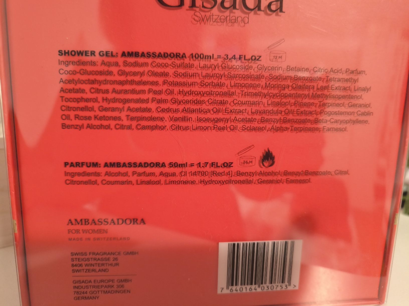 Gisada Profumi & Eau de Toilette: Gisada Ambassadora Set – Nuovo e nell'imballaggio originale da Rickenbach-Sulz venduto da Krisztike 3