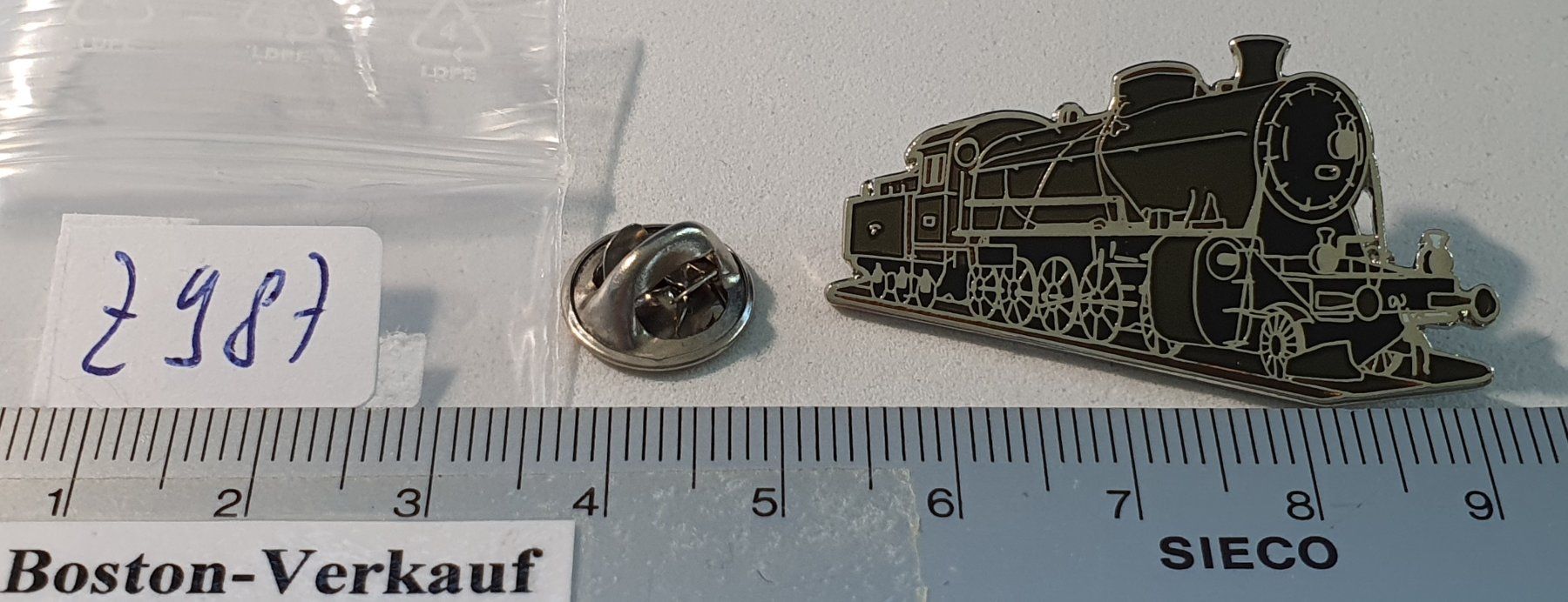 Placchette & Badge: Z987 - Pin Dampflokomotive – Usato da Reinach BL venduto da Boston-Verkauf 2