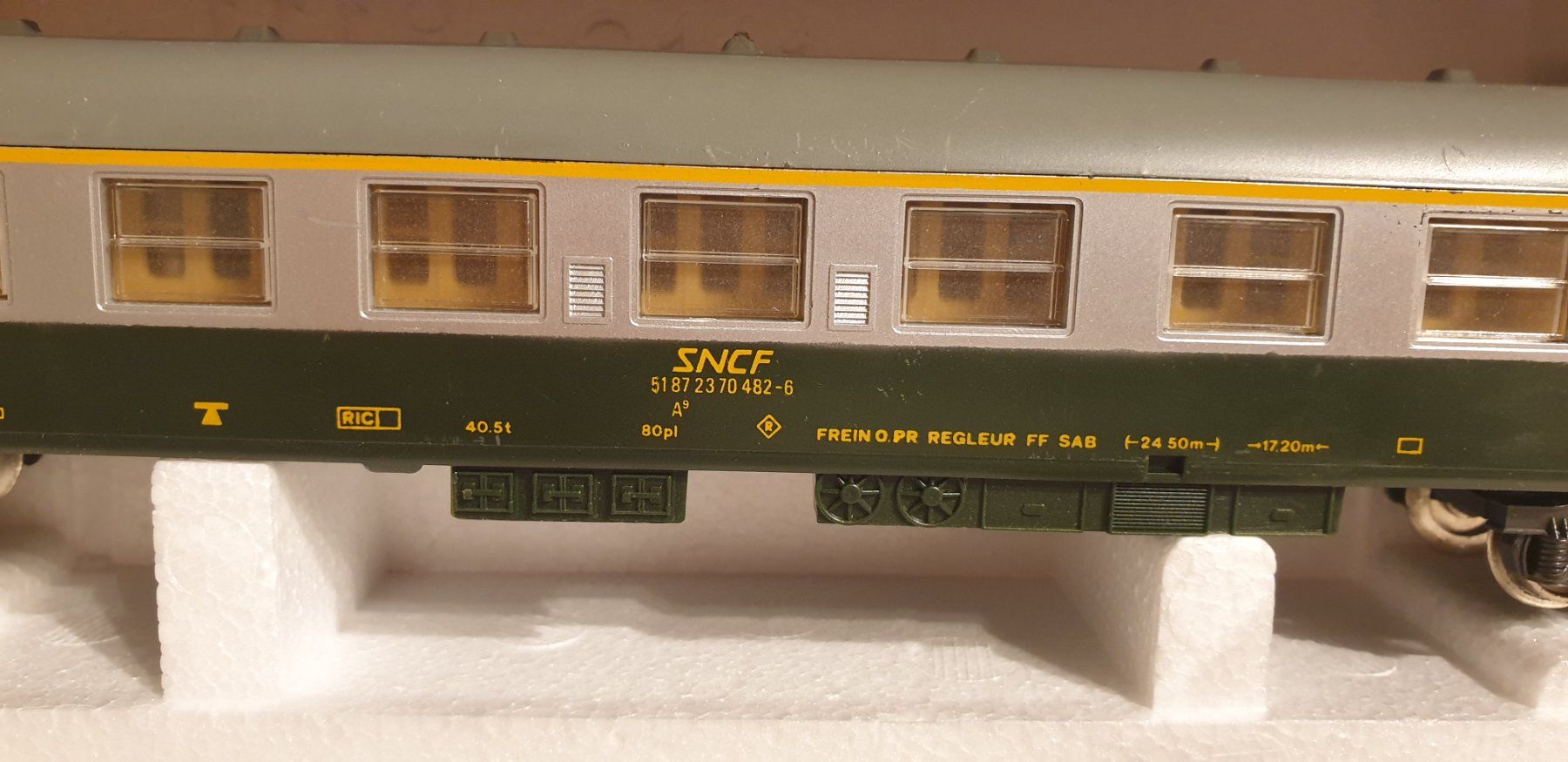 Lima Modellini di ferrovie: Lima SNCF Persomenwagen H0/DC 9128 – Usato da Neuenhof venduto da ludovicco 2