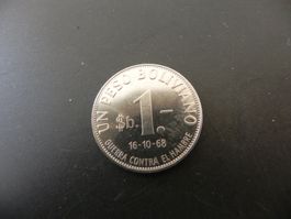 Bolivien 1 Peso 1968 - FAO