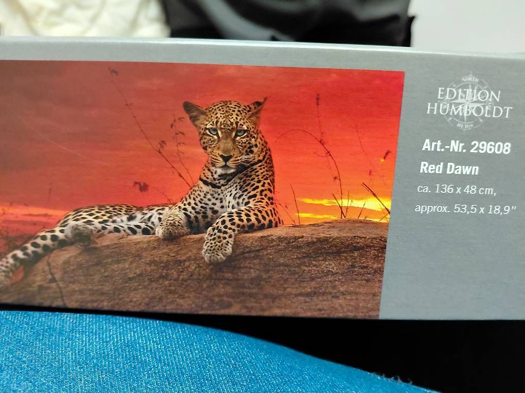 Puzzle: Puzzle Leopard bei Sonnenaufgang – Usato da Schaffhausen venduto da Sommerwind67