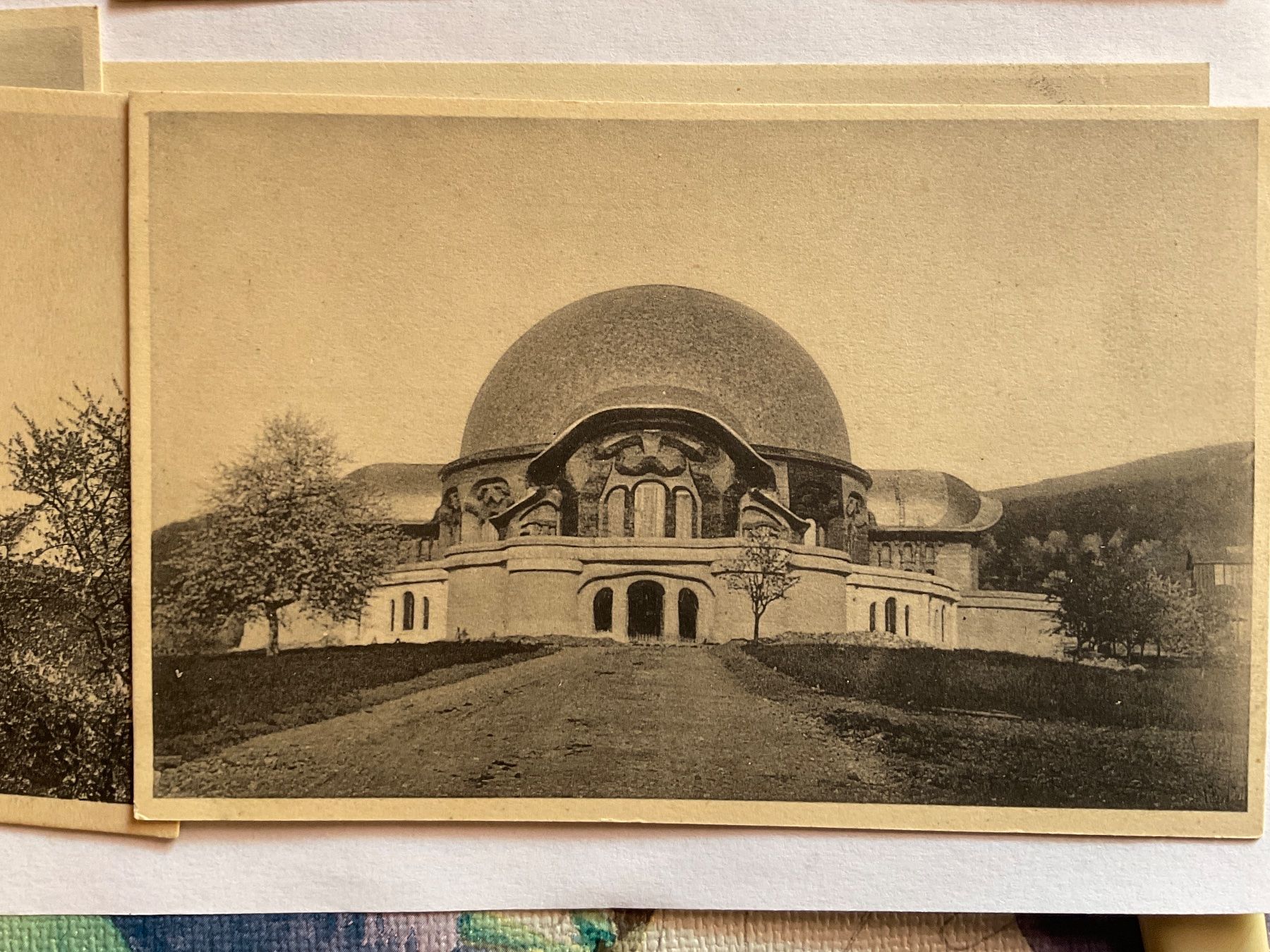 Cartoline postali: Set 8 Ansichtskarten Goetheanum Dornach, 1920 – Usato da Tecknau venduto da bleilaus 3