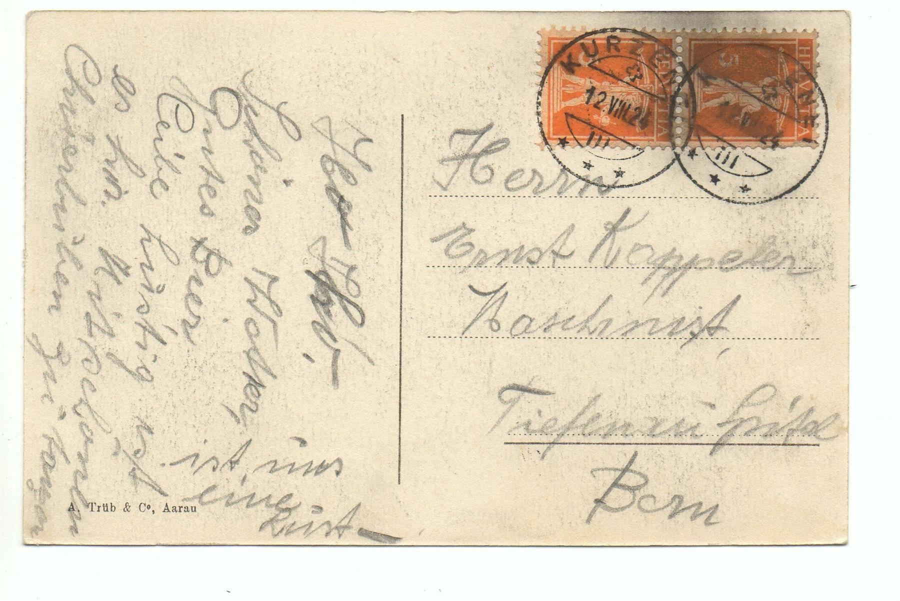 Cartoline postali: SUMISWALD Kurhaus Lüdernalp im Emmental – Usato da Jona venduto da philajona 1