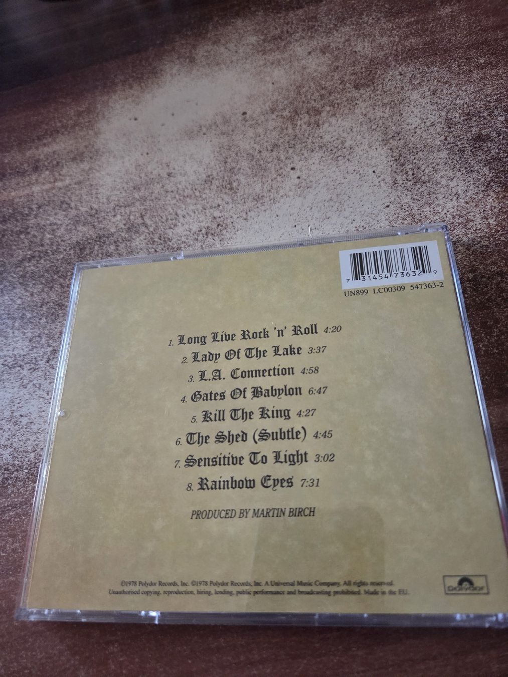 CD: Rainbow - Long Live Rock 'n' Roll – Usato da Wattenwil venduto da Mage66 1